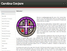 Tablet Screenshot of carolinaconjure.com